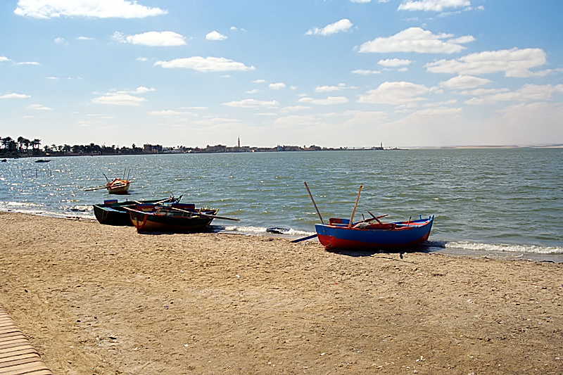 Qarun Lake in Egypt