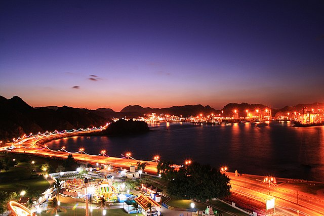 Oman at night