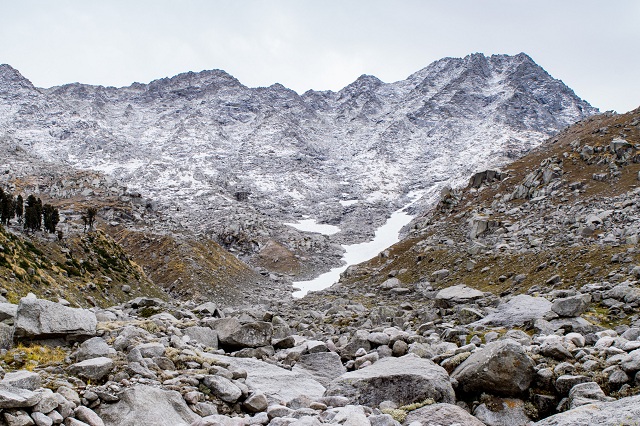 Indrahar Pass hiking trails in Himachal Pradesh