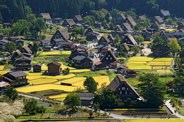 The beautiful villages in Japan