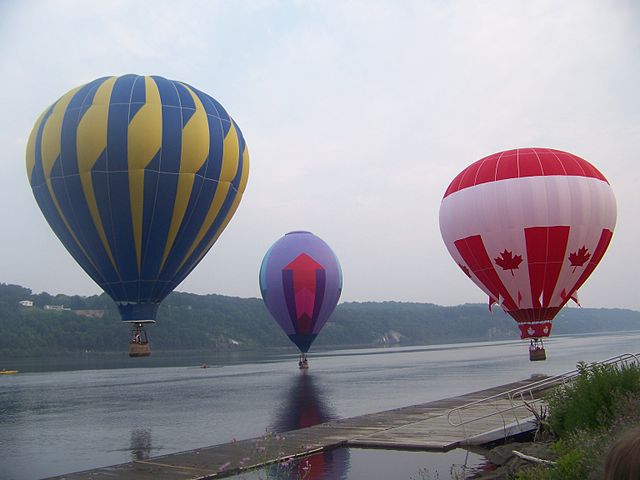 hot air balloons