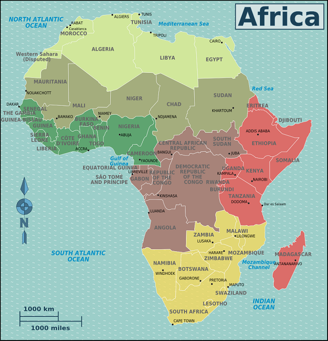 Africa map