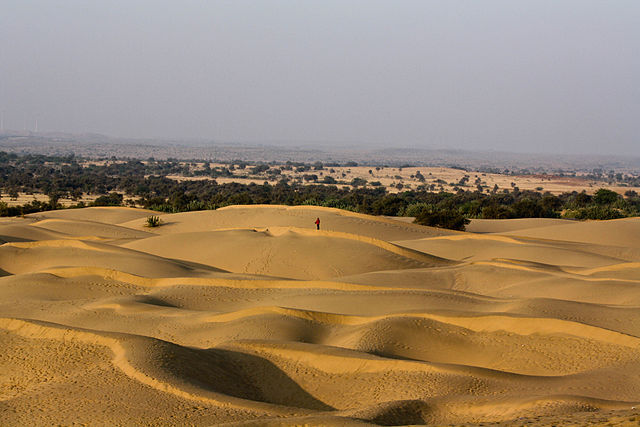 Desert motorcycle trail