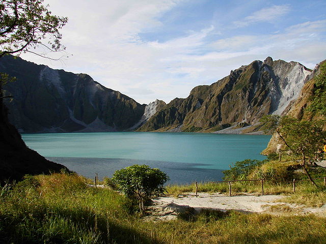 Most Beautiful Lakes in the World Lake Pinatubo, Philippines 