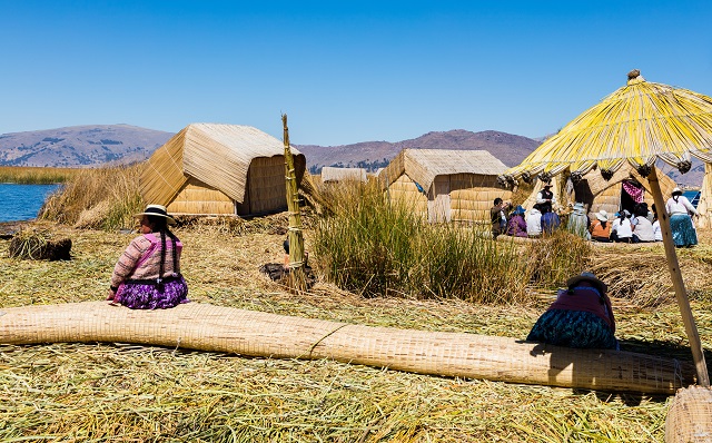 Lake Titicaca island