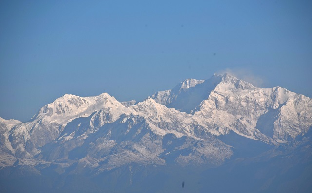 Mount Kanchenjunga view fom tiger hills Ravangla