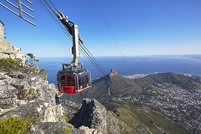 Best Things to Do in Cape Town- Cable Car ride Table Mountain