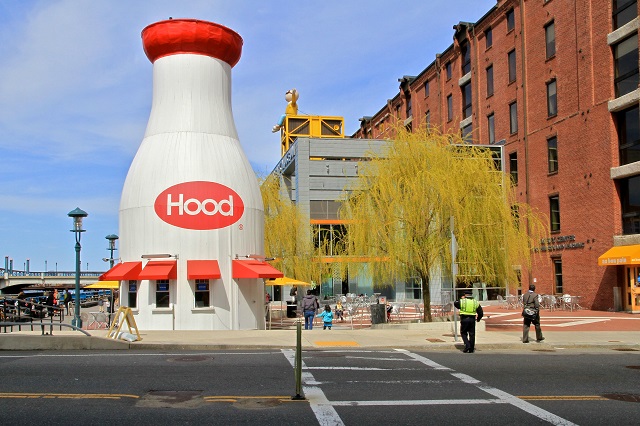 Weird Roadside Attractions in America Hood Milk Bottle