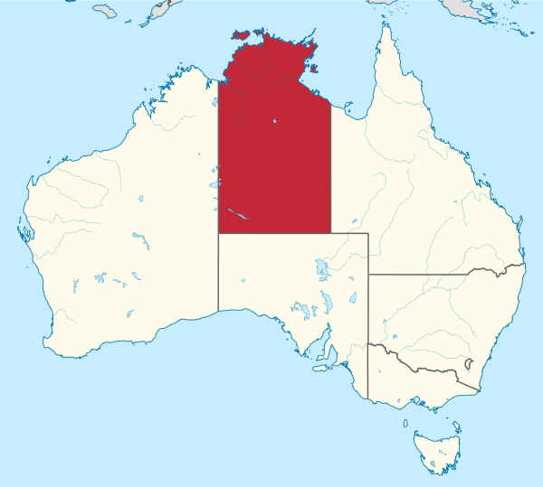 Northern Territory of Australia Map