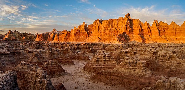 buttes and spires