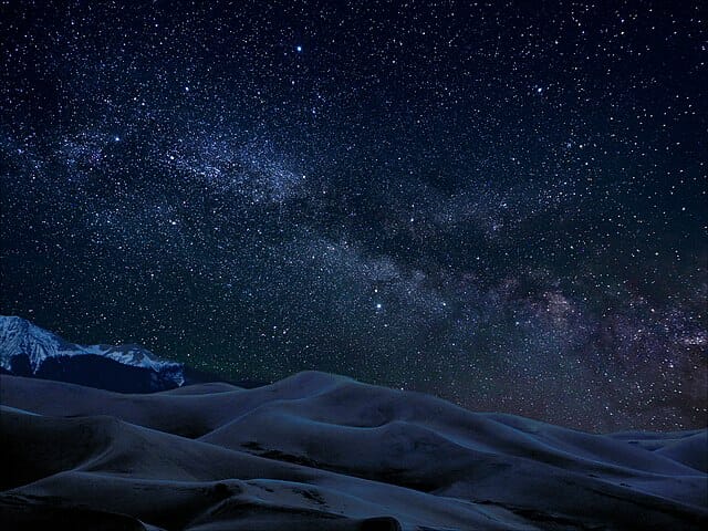 Dark sky parks Great Sand Dunes National Park, Colorado