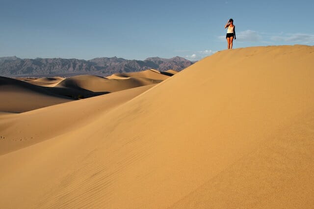 best places to see the night sky  Mesquite Flat Sand Dunes