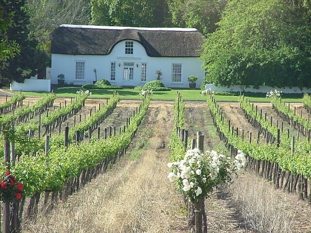 Wine Farm stay in South Africa Stellenbosch