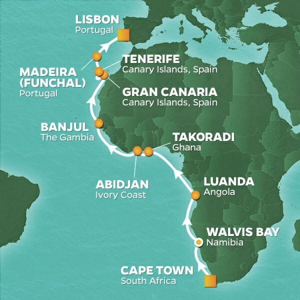 Western Africa cruise