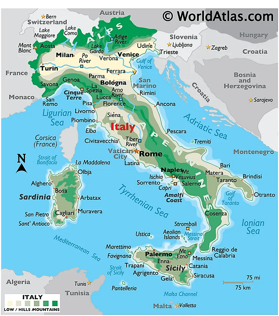 Italy Map