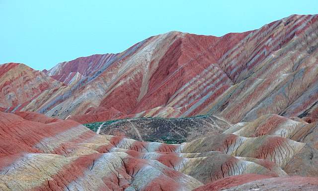 Colorful Rock Formations China