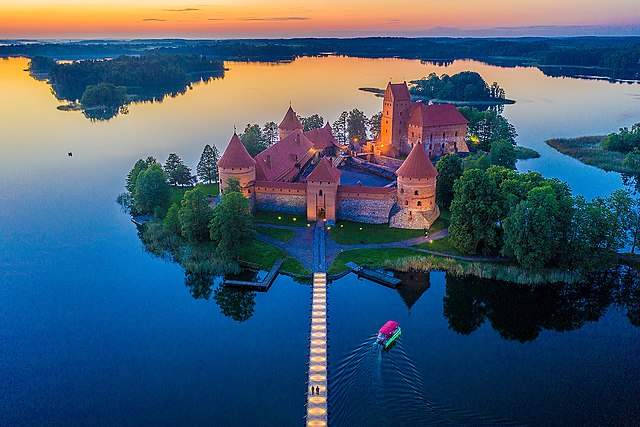 Trakai Island Winter Destination