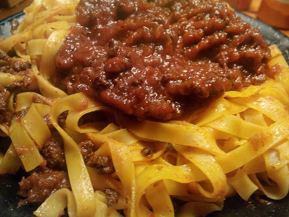 tagliatelle al ragù