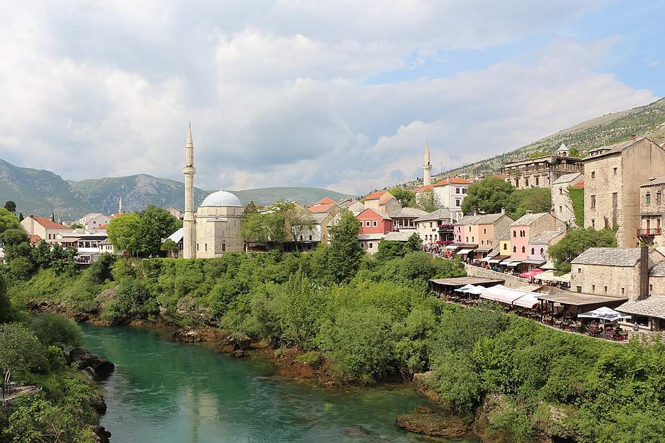 Mostar Old Town View